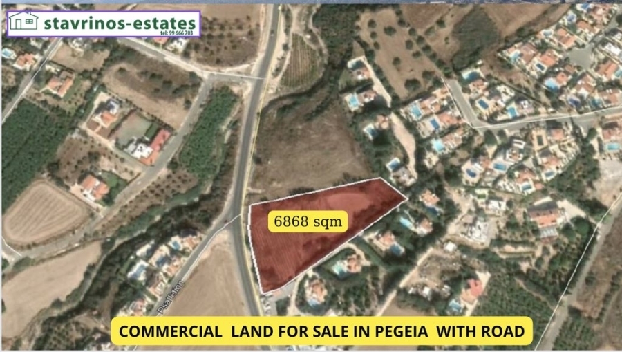 (用于出售) 建设用地 房产 || Pafos/Pegeia - 6.868 平方米, 540.000€ 