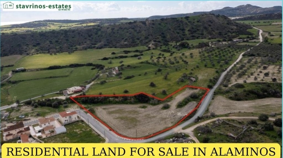 (For Sale) Land Residential || Larnaca/Alaminos - 8.160 Sq.m, 205.000€ 