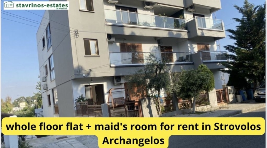 (Аренда) Жилая Апартаменты на целый этаж || Никосия/Строволос - 211 кв.м, 3 Спальня/и, 1.100€ 