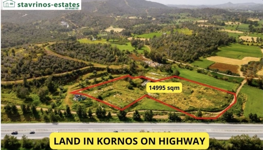 (For Sale) Land Agricultural Land  || Larnaka/Kornos - 14.995 Sq.m, 87.000€ 