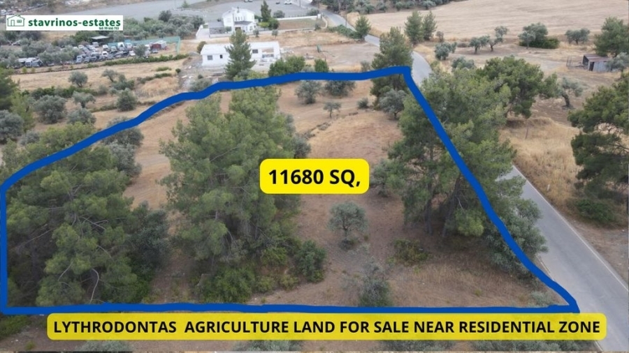 (For Sale) Land Agricultural Land  || Nicosia/Lythrodontas - 11.680 Sq.m, 160.000€ 