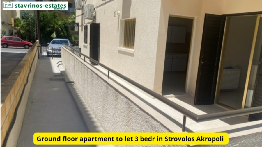 (For Rent) Residential Apartment || Nicosia/Strovolos - 153 Sq.m, 3 Bedrooms, 850€ 